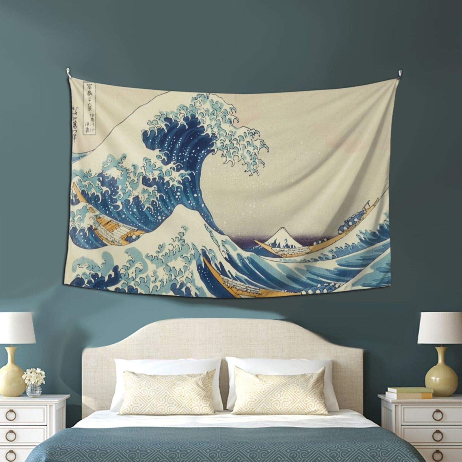 Amazon.co.jp: タペストリー 葛飾北斎 『富嶽三十六景 神奈川